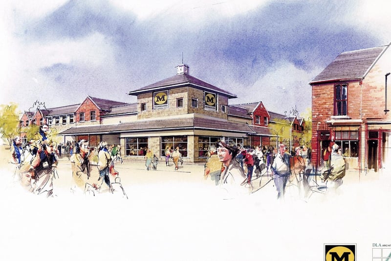 An artist's impression of the redevelopmnent of Rothwell town centre.