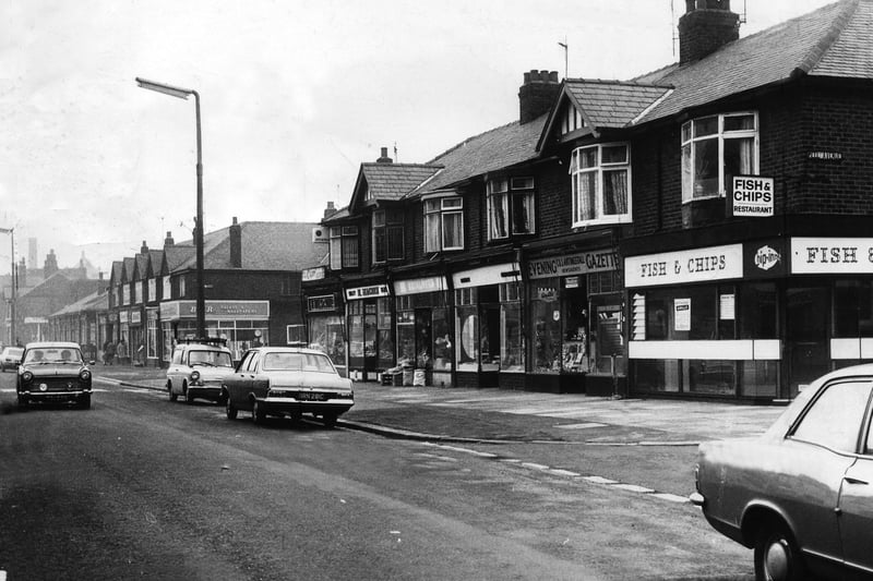 Talbot Road, Layton at the junction with Peel Avenue in 1969.
