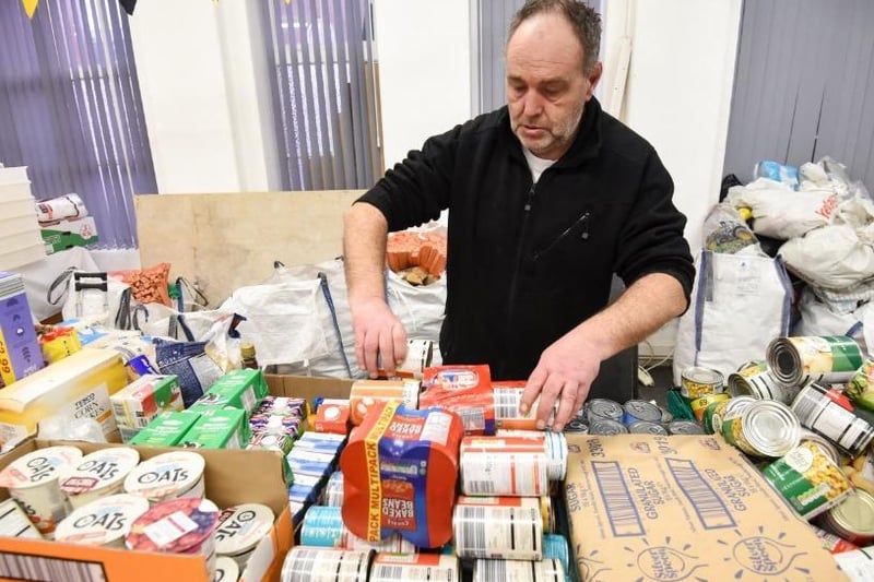 Currently the soup kitchen has 'about 1,000 tins of soup' in stock, but is desperately in need of dried rice and pasta and other long-lasting food, freezable goods and even fresh fruits, vegetables and bread.