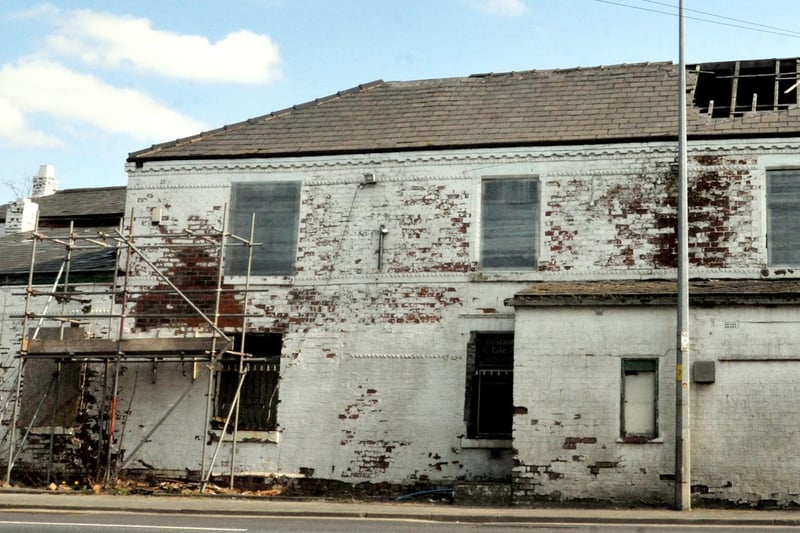 The derelict building, former restaurant and takeaway, Monsoon, Poolstock, Wigan.  Many readers commented the canal-side building would be perfect for a cafe or tea room for people walking along the canal