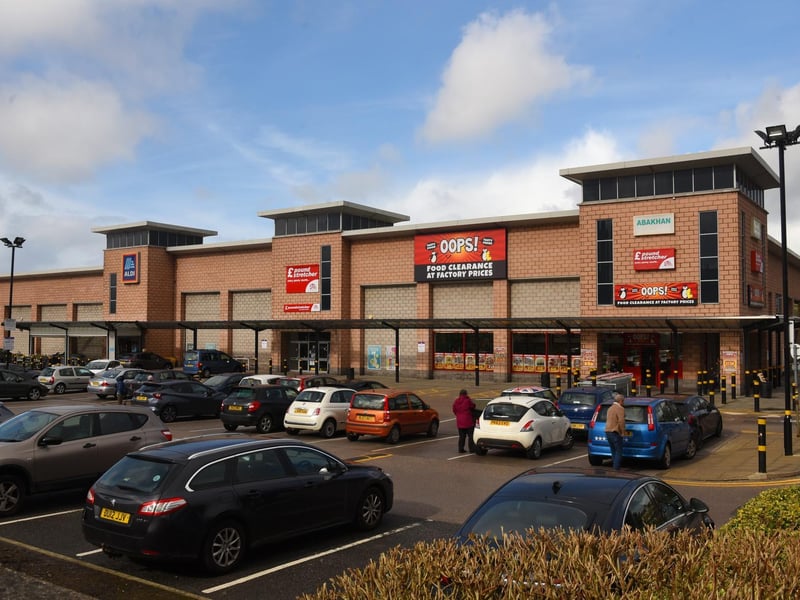 Breeze Block shopping centre. "That breeze block monstrosity that houses Aldi and Poundstretcher on Corporation St."