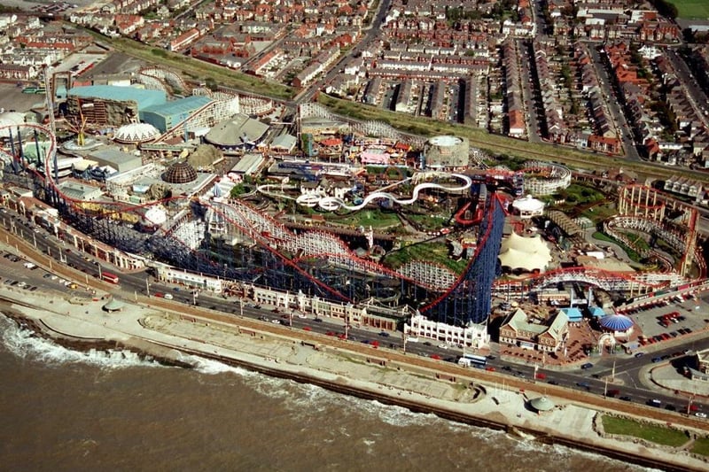 There's been a few more rides arrive since this picture of the Blackpool Pleasure Beach
