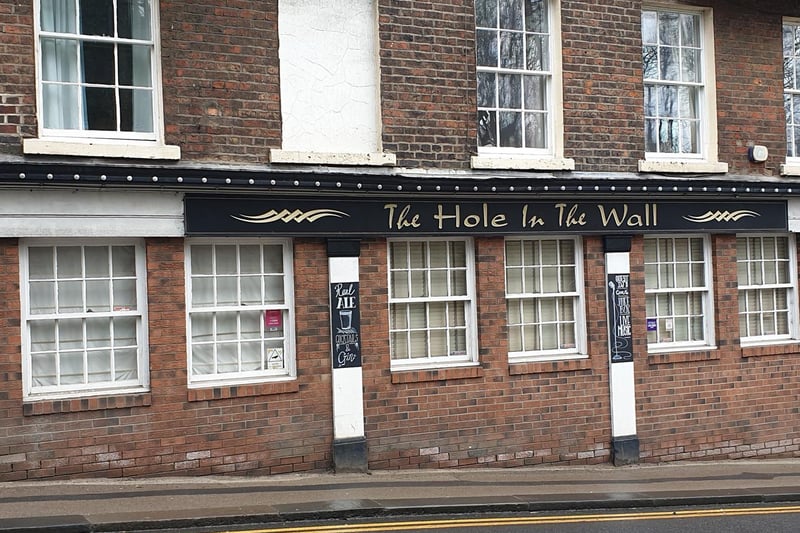 The Hole in the Wall pub on Vernon Road.