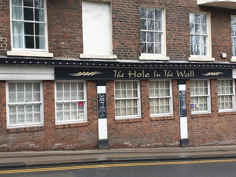 The Hole in the Wall pub on Vernon Road.
