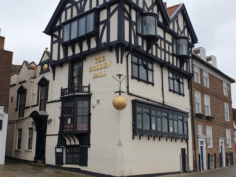 The Golden Ball on Sandside.