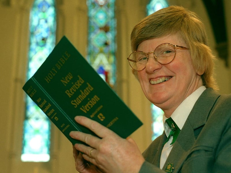 This is Aileen Taylor who had been working with the Church Army for 25 years. She is pictured in the refurbished St Mary's Church.
