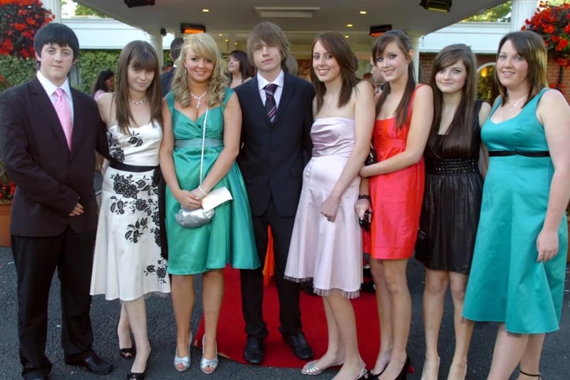 Penwortham Girls High School Leavers Ball at The Pines, Whittle-le-Woods in 2007