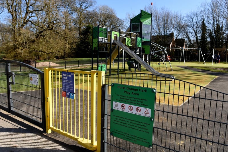 The playground shut in January for refurbishment