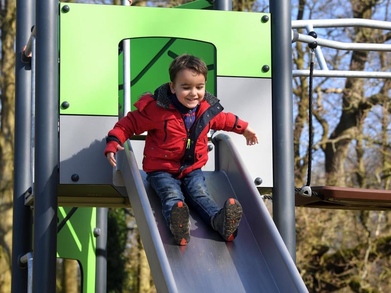 The playground at Hurst Grange Park is one of three play areas within the borough undergoing refurbishment.