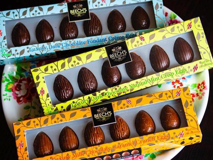 Beech’s Fine Chocolates, Preston
Beech’s Fine Chocolates are a family owned independent British confectionery manufacturer, based in Preston, with almost 100 years of experience.
They have a selection of delicious Easter treats available to order online. Visit https://beechsfinechocolates.com/