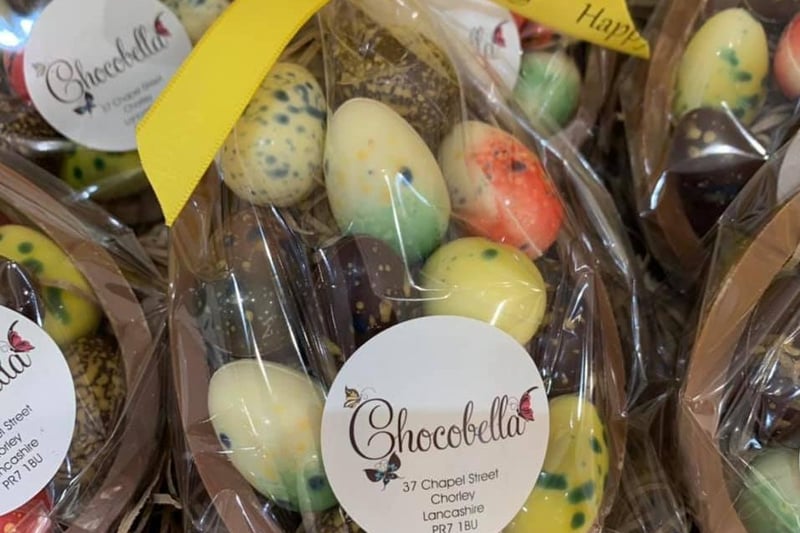Chocobella, Chorley
The Garside family opened Chocobella, a luxury Belgian chocolate and gift shop in 2014. Their ideas and dreams started off small and soon grew when they moved to a larger premises.
They are passionate about luxury Belgian chocolate, gifts and keeping the town and community vibrant.
Chocobella have a large collection of Belgian chocolate Easter eggs, Easter Belgian chocolate novelties and Easter treats, including dairy free alternatives.
Two to look out for are the hot chocolate Easter egg bombs - chocolate eggs filled with marshmallows; and the extravagant giant STAS luxury milk chocolate Easter egg decorated with sweets - for £100!
Visit www.chocobella.co.uk/