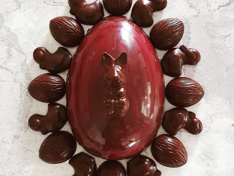 Bowland Chocolate at Vanilla Angel, Chapel Street, Slaidburn
Vanilla Angel are offering Easter eggs for collection.
They can be dark, milk or white Belgian chocolate, and are the traditional crackle effect and smooth, which can be coloured red or gold or copper. All will contain solid Easter shapes. The cost is £7.50 collected.
For postage there will be boxes of chocolates and bags of solid Easter shapes or flowers.
Visit www.facebook.com/Slaidburn/