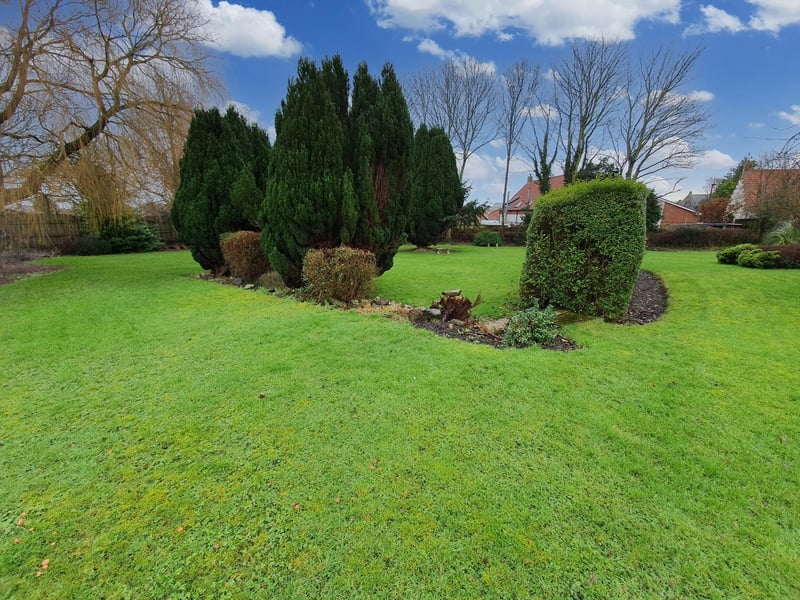 A view of part of the landscaped gardens for guests to explore.