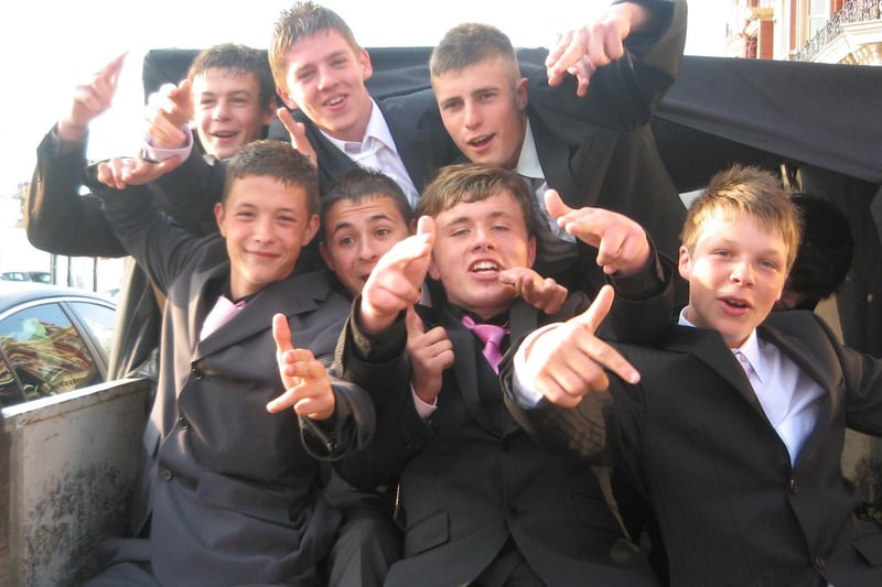 Bispham High Prom, 2009 (Back) Jack Horton, Ryan Wilson, Daniel Whitehurst
(Front) James Beavis, Brad Newton, Luke Crosby, Brad Atherton