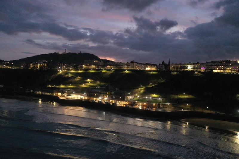 Scarborough by night