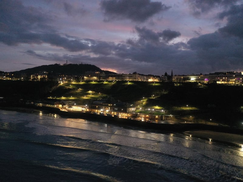 Scarborough by night