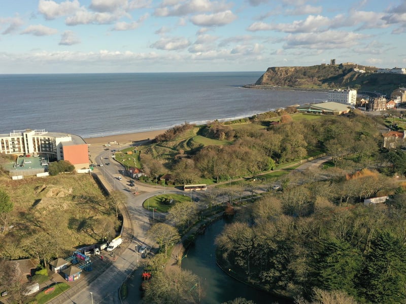 The view across Scarborough's North Bay