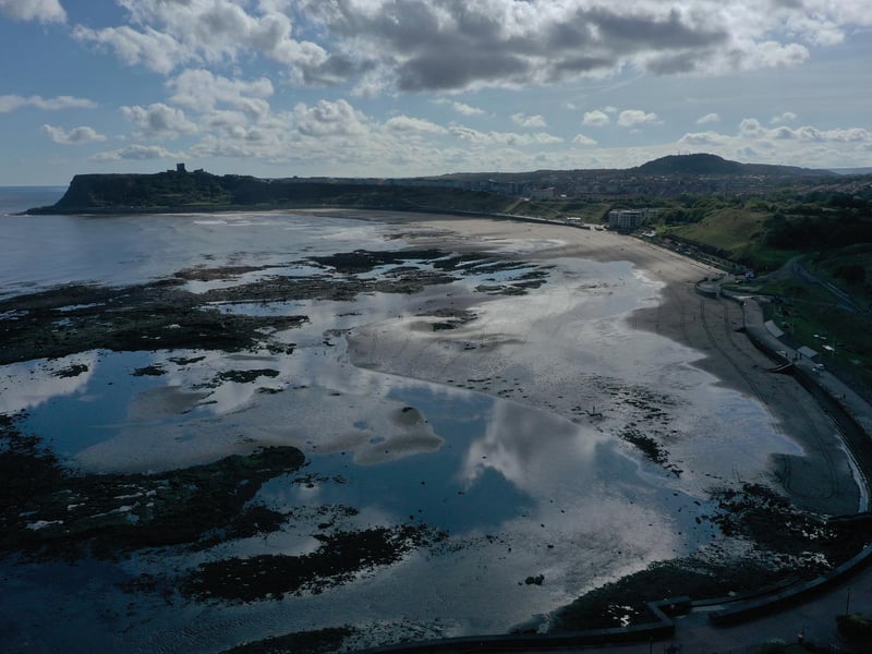 A moody North Bay at low tide