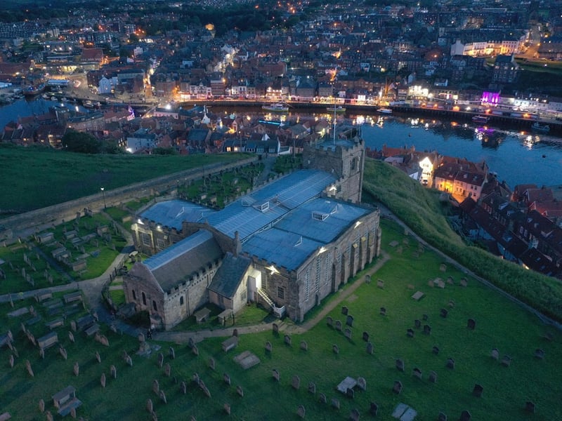St Mary's Church looking stunning at night