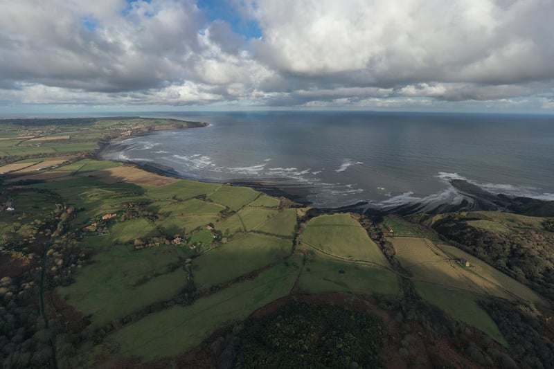 A captivating view of the Yorkshire Coast