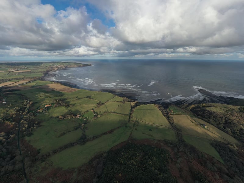 A captivating view of the Yorkshire Coast