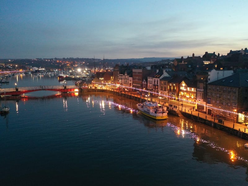 Whitby at night