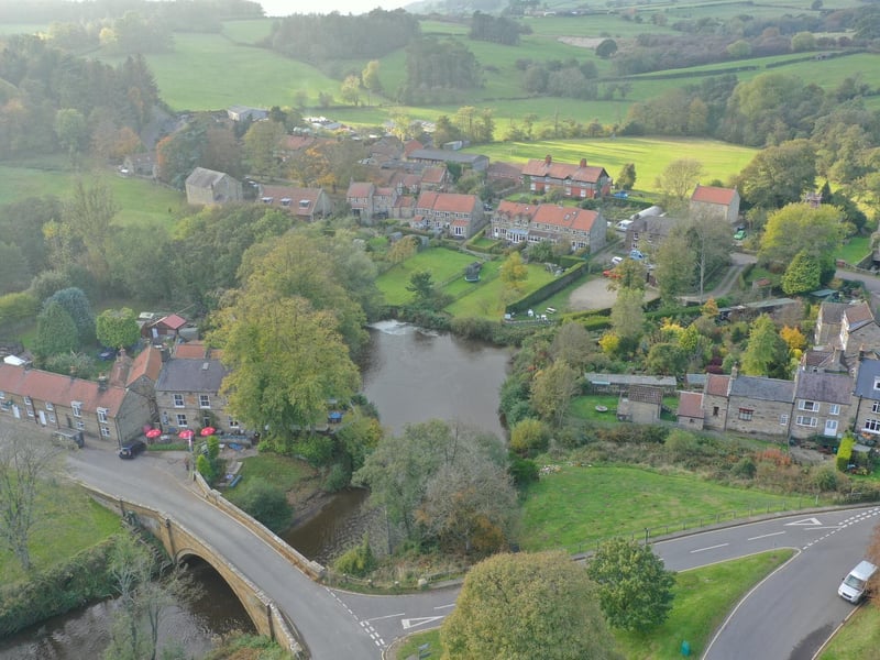 A little further inland lies the North York Moors village of Lealholm