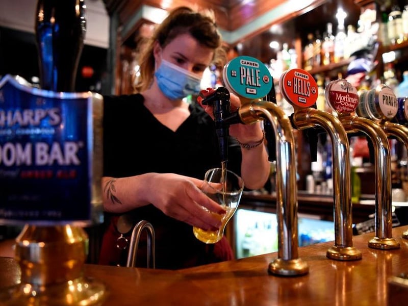 Up to 30 people can meet up outdoors, including in pub and restaurant gardens.
Indoor social mixing is allowed, but only for up to six people or two households together.
Indoor exercise classes can resume.