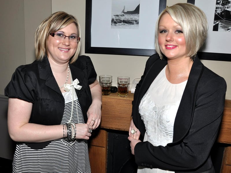 Clare and Nikki in Soltz, in 2010.
