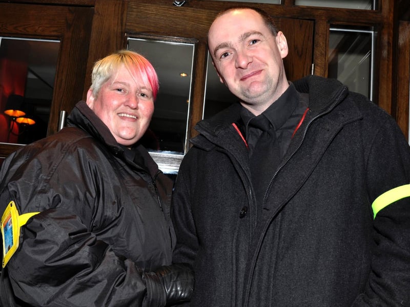 Keeping Soltz happy, Del and Julian! Pictured in 2010.