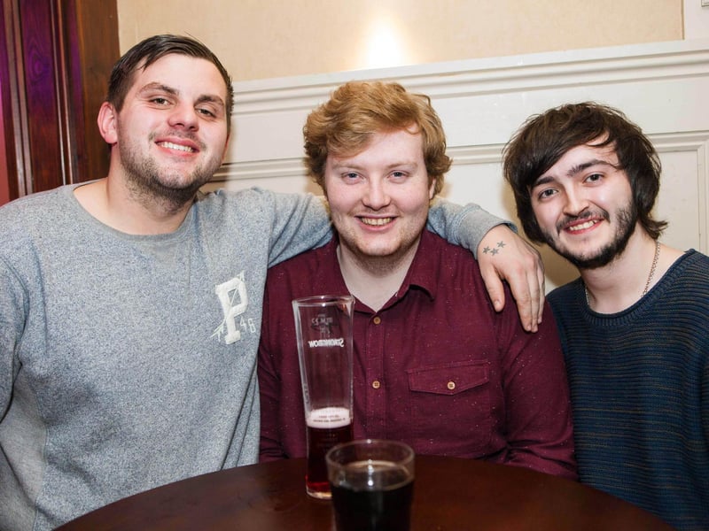 Jack, Steve and Louis in Bar2B, in November 2016.