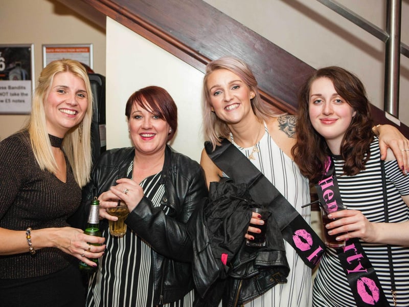 Rachel, Catrina, Rachel and Jill in Bar2B in 2016.