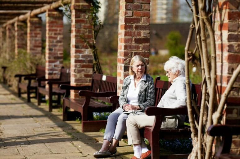 Nothing beats a good natter on your favourite park bench!