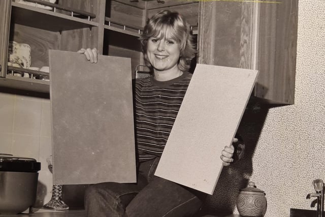 Easthams, 1980. The photo was taken at the launch of the company's new kitchen range. Who is the woman in the picture?