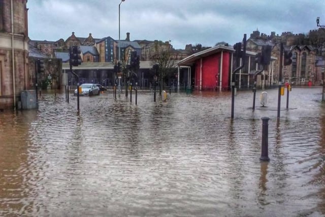 Lancaster bus station was flooded in 2015 after Storm Desmond hit.