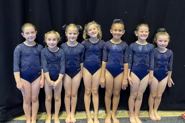 Wakefield Gym Club tumblers who took part in the Yorkshire Championships.
