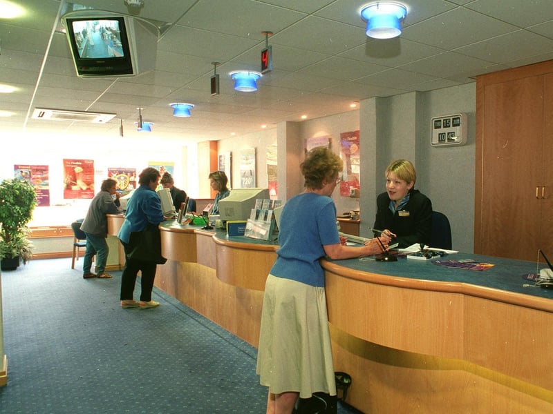 August 2000 and the Cross Gates branch of Leeds & Holbeck Building Society had been refurbished.