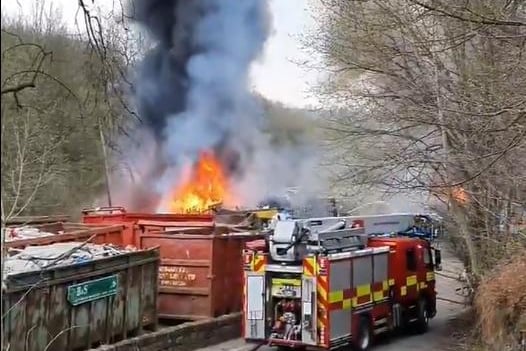 West Yorkshire Fire & Rescue Service was called to the incident at about 7am on Sunday morning