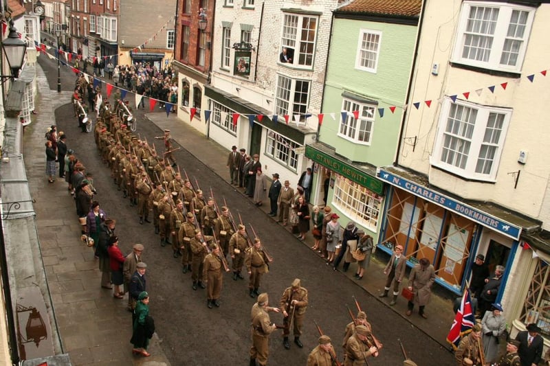 Bridlington was turned into the fictional Walmington-on-Sea in the 1940s to film Dad's Army, starring Bill Nighy and Toby Jones.