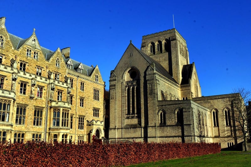 Ampleforth Abbey  is one of the locations for Miss Willougby and the Haunted Bookshop, due for release later this year, starring, Kelsey Grammer, Nathalie Cox and Caroline Quentin.