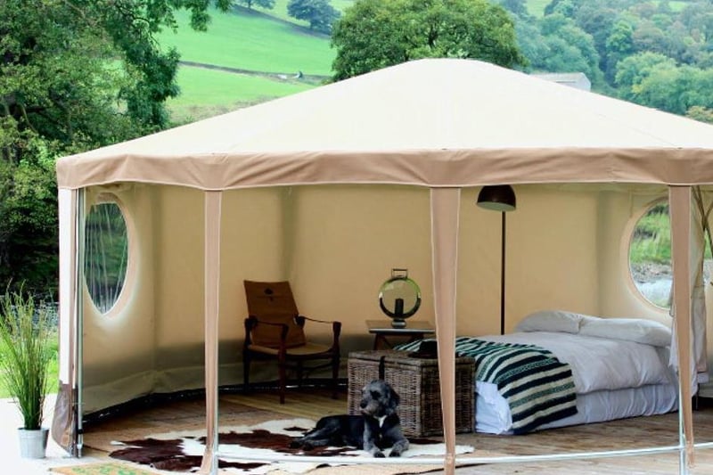 At the heart of the tiny village of Bashall Eaves, near Clitheroe, the Red Pump’s Glamping Yurts sit adjacent to the Inn within their own gardens. Each yurt is complete with a king size bed, a cosy wood burning stove and an en-suite bathroom with a hot water shower and toilet.