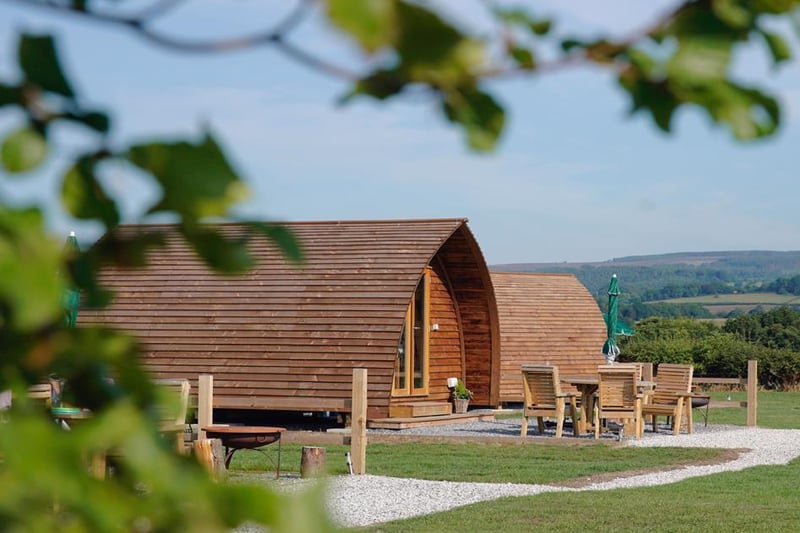 Luxury Glamping in Lancashire set in a beautiful rural location in Langho, Ribble Valley with gorgeous views across the valley towards the majestic Pendle Hill, Longridge Fell and Hurst Green.