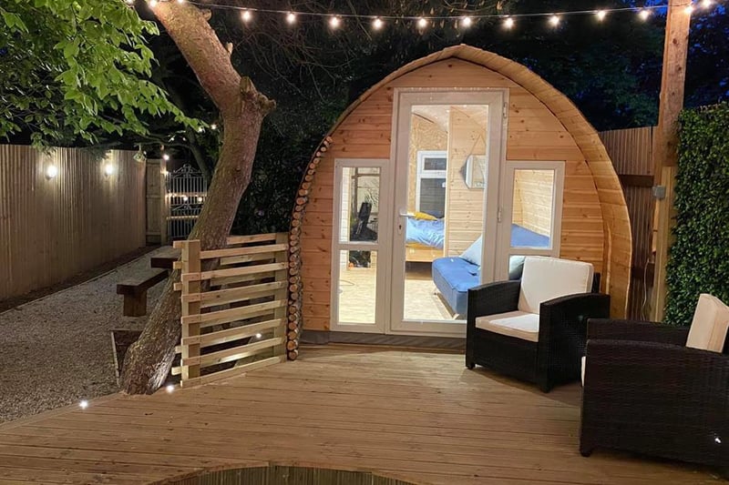 The Secret Garden woodland glamping pods promise to be an experience not to be missed!  With a mix between the modern and rustic this secluded location is not overlooked by anyone and will give you total privacy with its own hot tub, sauna and all the luxuries you would find at home.