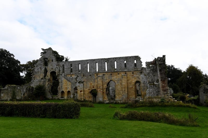 The Abbey offers lovely grounds and ruins for a walk around, as well as an on-site tearoom. Located at Jervaulx, Ripon HG4 4PH.
