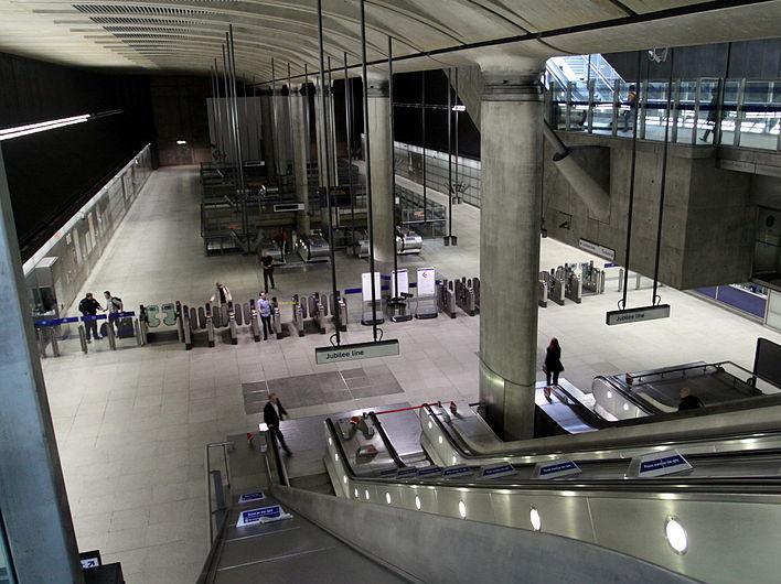 The modern Canary Wharf station was featured in Rogue One where Jyn Erso is being chased by stormtroopers. Location scout David O’Reilly said at the time: "We needed a space transport hub and it looks so futuristic, we felt Canary Wharf station would be perfect."