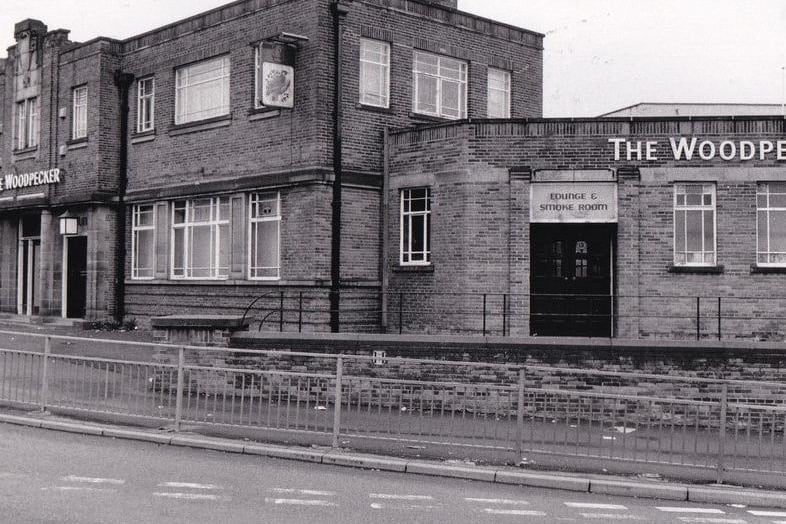 The Woodpecker - pictured in October 1989 - was demolished to make way for the York Road flyover. It will also be remembered for being badly damaged during an air raid in 1940.