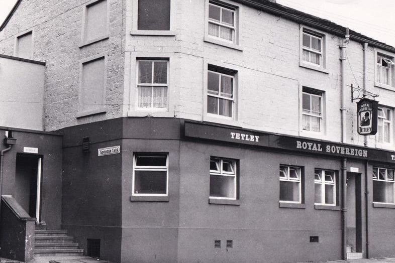 The Royal Sovereign on Commercial Road in Kirkstall. This pub was closed in 1977 and demolished for redevelopment.