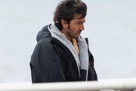 Diego Luna, is reprising his role as leading man Cassian Andor, and was filming on Cleveleys beach this week for new 12-part Disney+ series Andor, a prequel to the hit movie Rogue One.