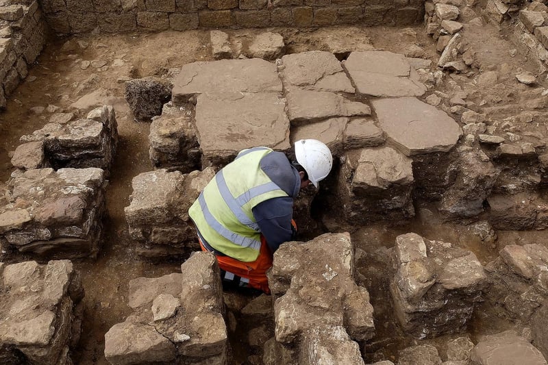 Remains of a Roman underfloor heating system have been discovered.
