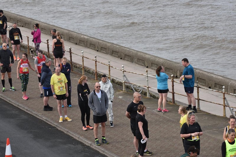 Organisers behind the 10k run, Fylde Coast Runners, thanked all those taking part on the Promenade and remotely for their support.